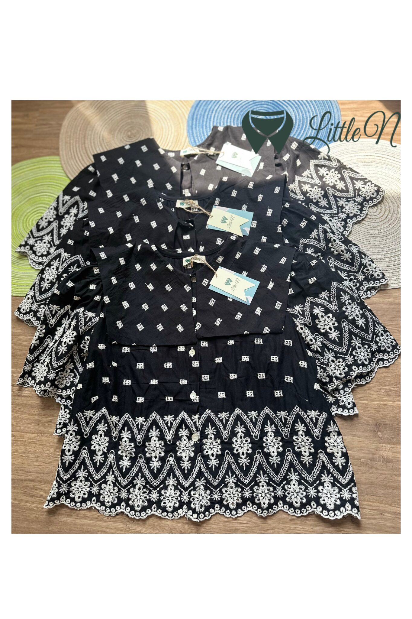 ÁO KIỂU CROPTOP CỔ THUỶ THỦ, MÀU ĐEN - Ảnh 4